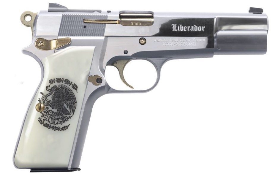 GIRSAN MC P35 CAL LIBERADOR 9MM 4.87IN BARREL 10RD MEXICAN EAGLE GRIPS CA COMPLIANT 390458 - Taurus Savings